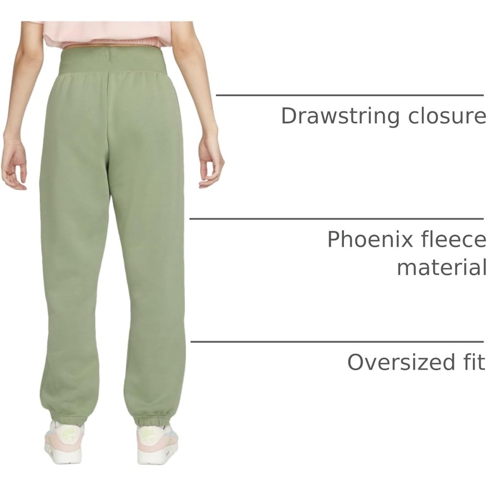 Nike Women Sportswear Phoenix Fleece High-Waisted Oversized (DQ5887-369) Size S - Picture 4 of 16